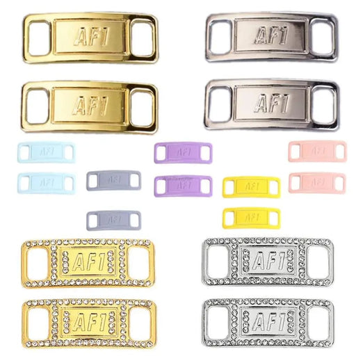 Af1 Diamond Charms Buckle Quality Metal Shoe Laces