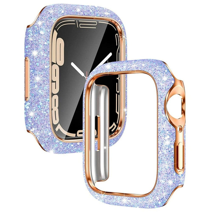 Diamond Glitter Pc Bumper Protective Case For Apple Watch