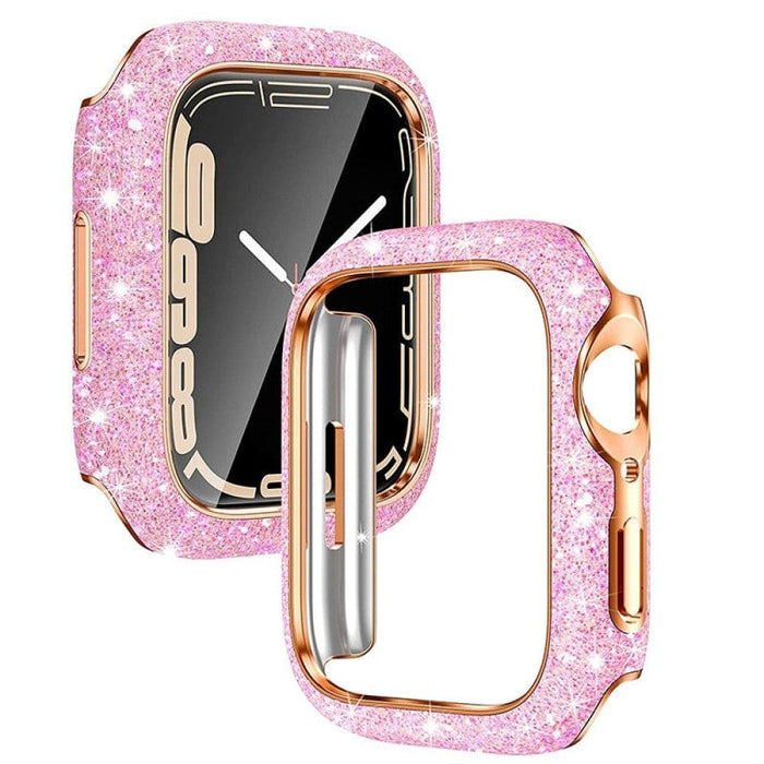 Diamond Glitter Pc Bumper Protective Case For Apple Watch