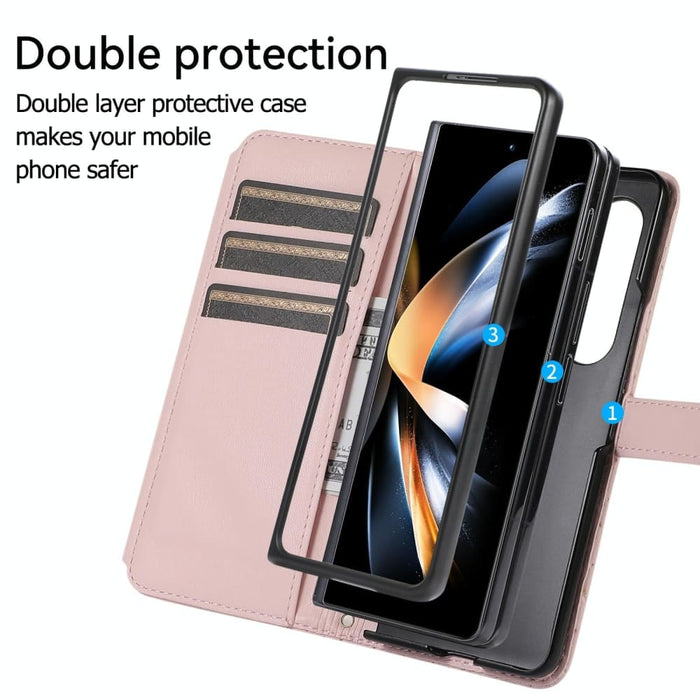 Diamond Lattice Foldable Phone Case For Samsung Galaxy z