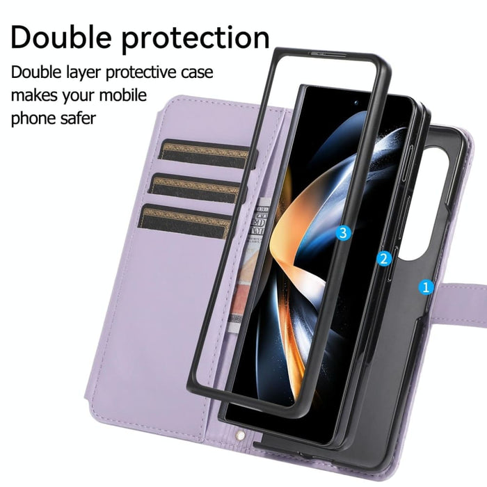 Diamond Lattice Foldable Phone Case For Samsung Galaxy z