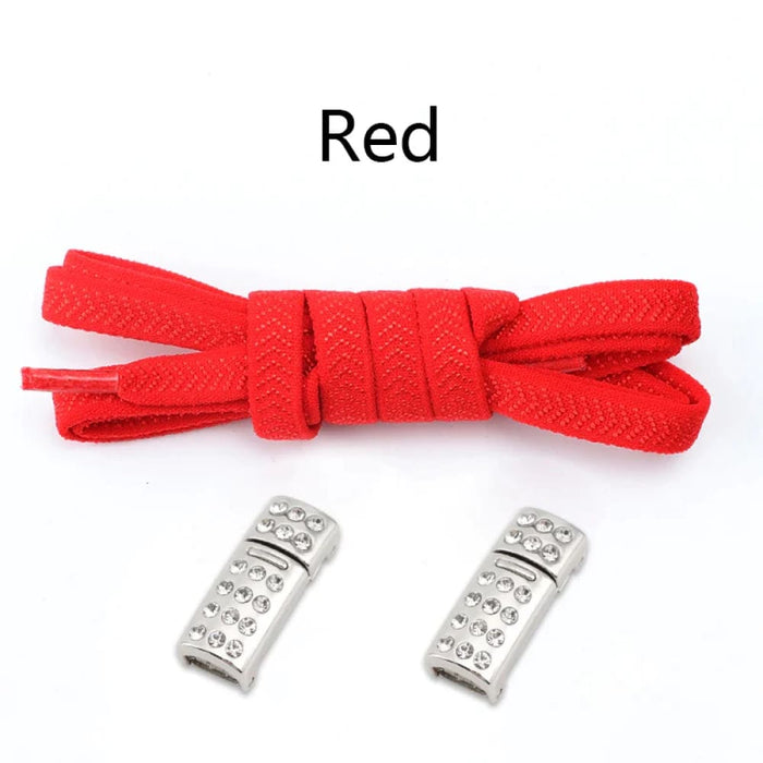 Diamond Magnetic Lock Without Ties 8mm Flats Shoe Laces