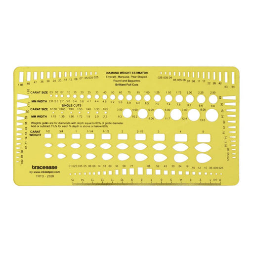 Diamond Weight Estimator Multiple Cut Jewellery Templates