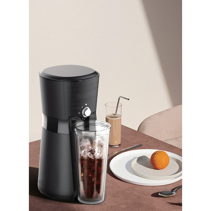 Digital Iced Coffee Maker W/ 10oz Reusable Cup & Straw