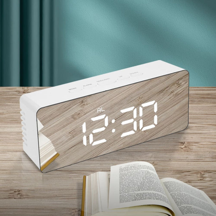 Goslash Picks Digital Led Mirror Alarm Clock Temperature