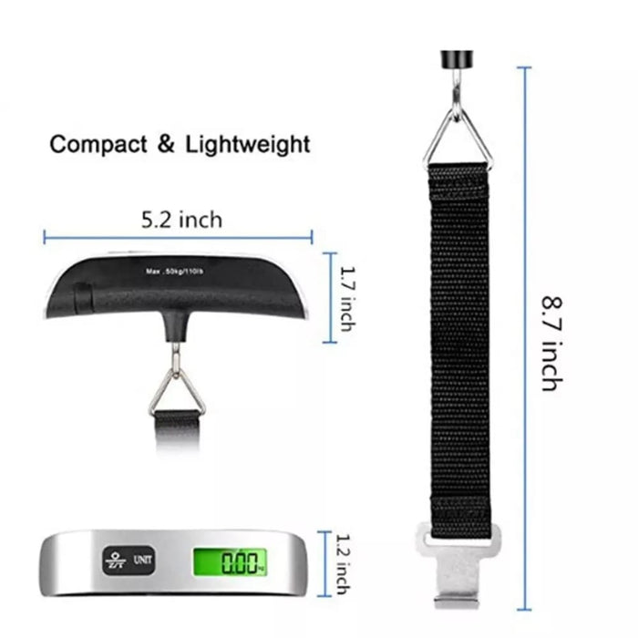 Digital Luggage Scale 110lb/50kg Lcd Display