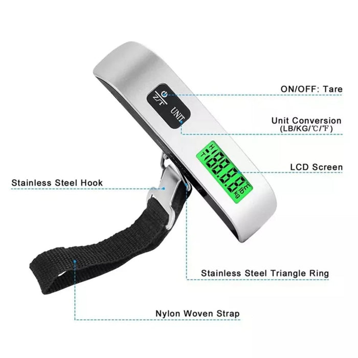 Digital Luggage Scale 110lb/50kg Lcd Display