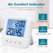 1pc Lcd Digital Temperature Baby Room Humidity Meter