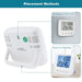 1pc Lcd Digital Temperature Baby Room Humidity Meter