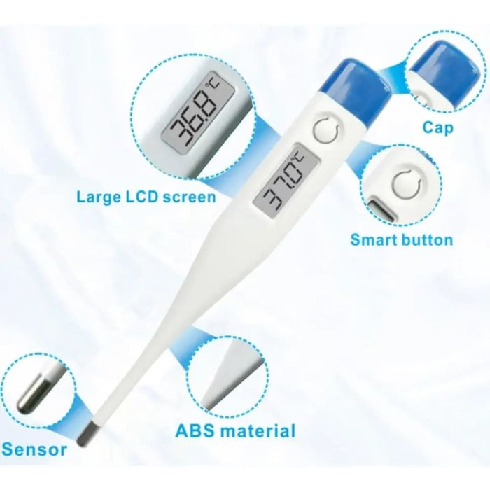 Digital Thermometer Clinical Oral Underarm Rectal Test