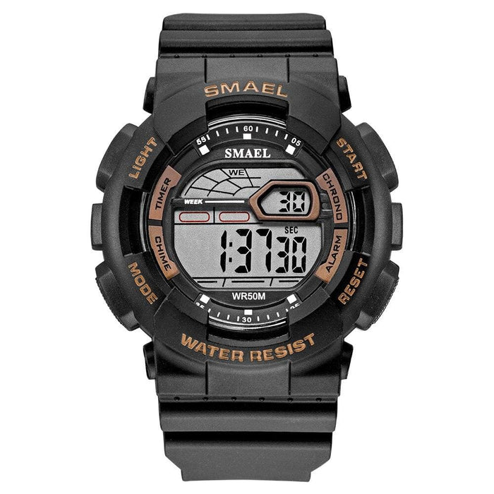 Led Digital 50m Waterproof Watch For Men