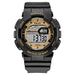 Led Digital 50m Waterproof Watch For Men