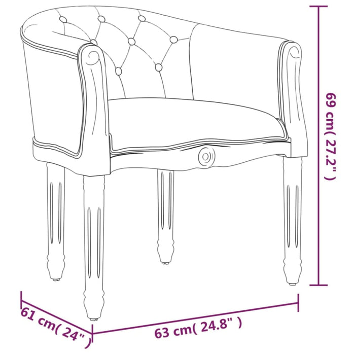 Dining Chair Beige Linen Taapbo