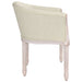 Dining Chair Beige Linen Taapbo