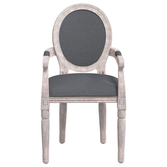 Dining Chair Dark Grey 54x56x96.5 Cm Fabric Taaano