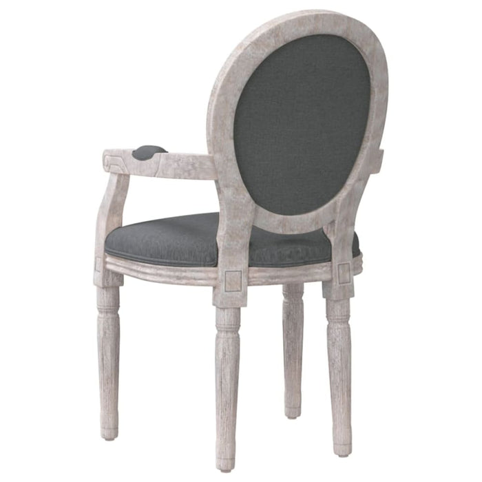 Dining Chair Dark Grey 54x56x96.5 Cm Fabric Taaano