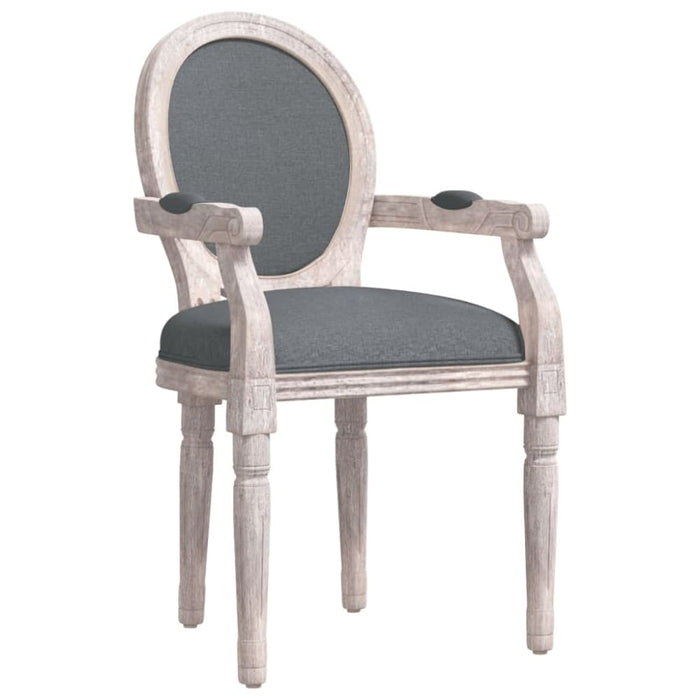 Dining Chair Dark Grey 54x56x96.5 Cm Fabric Taaano