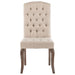 Dining Chairs 2 Pcs Beige Linen-look Fabric Xnikak