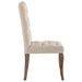 Dining Chairs 2 Pcs Beige Linen-look Fabric Xnikak