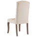 Dining Chairs 2 Pcs Beige Linen-look Fabric Xnikak