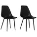 Dining Chairs 2 Pcs Black Pp Ttnbaa