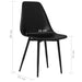 Dining Chairs 2 Pcs Black Pp Ttnbaa