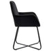 Dining Chairs 2 Pcs Black Velvet Ttlbki