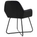 Dining Chairs 2 Pcs Black Velvet Xaknbp