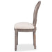 Dining Chairs 2 Pcs Cream Fabric Gl545