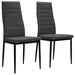 Dining Chairs 2 Pcs Dark Grey Fabric Gl525619