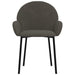 Dining Chairs 2 Pcs Dark Grey Velvet Taaila