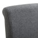 Dining Chairs 2 Pcs Grey Fabric Gl45891