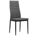 Dining Chairs 2 Pcs Light Grey Fabric Gl522611