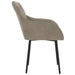 Dining Chairs 2 Pcs Light Grey Velvet Taanap