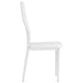 Dining Chairs 2 Pcs White Faux Leather Gl513619