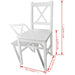 Dining Chairs 2 Pcs White Pinewood Gl573151