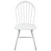 Dining Chairs 2 Pcs White Solid Rubber Wood Xaxbxl