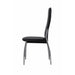 Dining Chairs 4 Pcs Black Faux Leather Gl17765