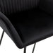 Dining Chairs 4 Pcs Black Velvet Xiiboo