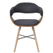 Dining Chairs 4 Pcs Dark Grey Bent Wood And Fabric Gl532196