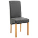 Dining Chairs 4 Pcs Grey Fabric Gl4959