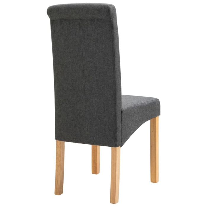 Dining Chairs 4 Pcs Grey Fabric Gl4959