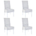 Dining Chairs 4 Pcs Light Brown Kubu Rattan And Mango Wood