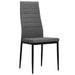 Dining Chairs 4 Pcs Light Grey Fabric Gl51961