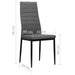 Dining Chairs 4 Pcs Light Grey Fabric Gl51961