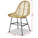 Dining Chairs 4 Pcs Natural Rattan Gl5445