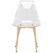 Dining Chairs 4 Pcs Transparent Pet Ttnblt