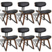 Dining Chairs 6 Pcs Bent Wood And Faux Leather Gl491551