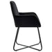 Dining Chairs 6 Pcs Black Velvet Xiibox