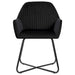 Dining Chairs 6 Pcs Black Velvet Xiibox